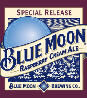 Blue Moon Beer Label